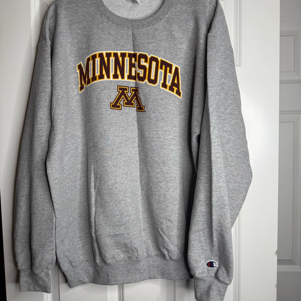 Champion Gray Minnesota Sweater